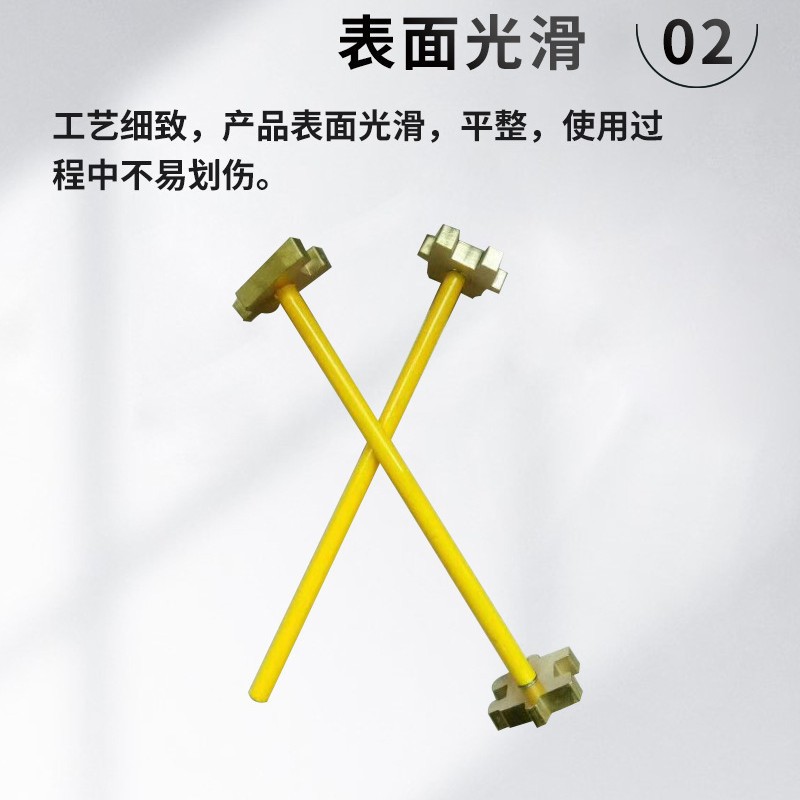 All-copper cap opener 200L oil drum explosion-proof cap opener wrench, special cap opener for plastic, rubber and iron drums full figure