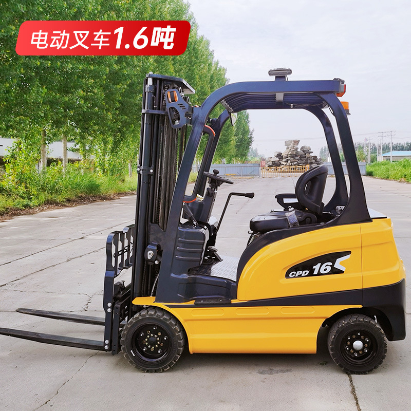Electric forklifts 2-ton, 3-ton, 1-ton small new energy ride-on battery-powered four-wheel 2-ton forklifts for cross-border trade undefined