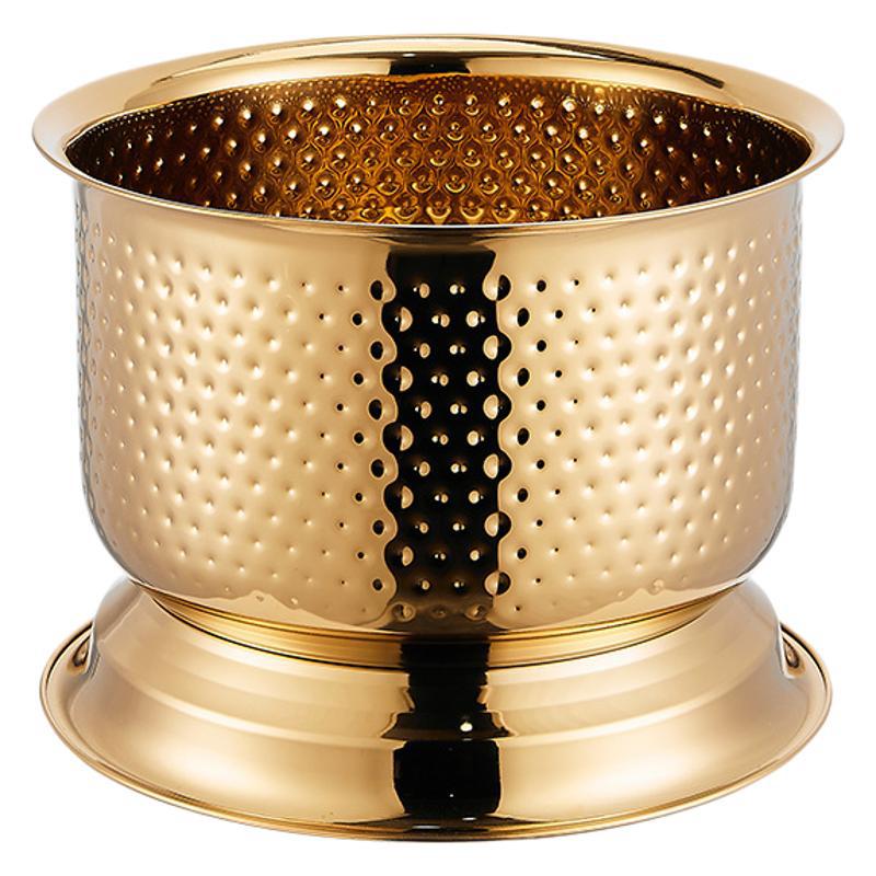 Stainless steel buckets, commercial ice cubes, large-capacity champagne, chilled beer, wine buckets, multi-bottle champagne basins for parties Item Picture