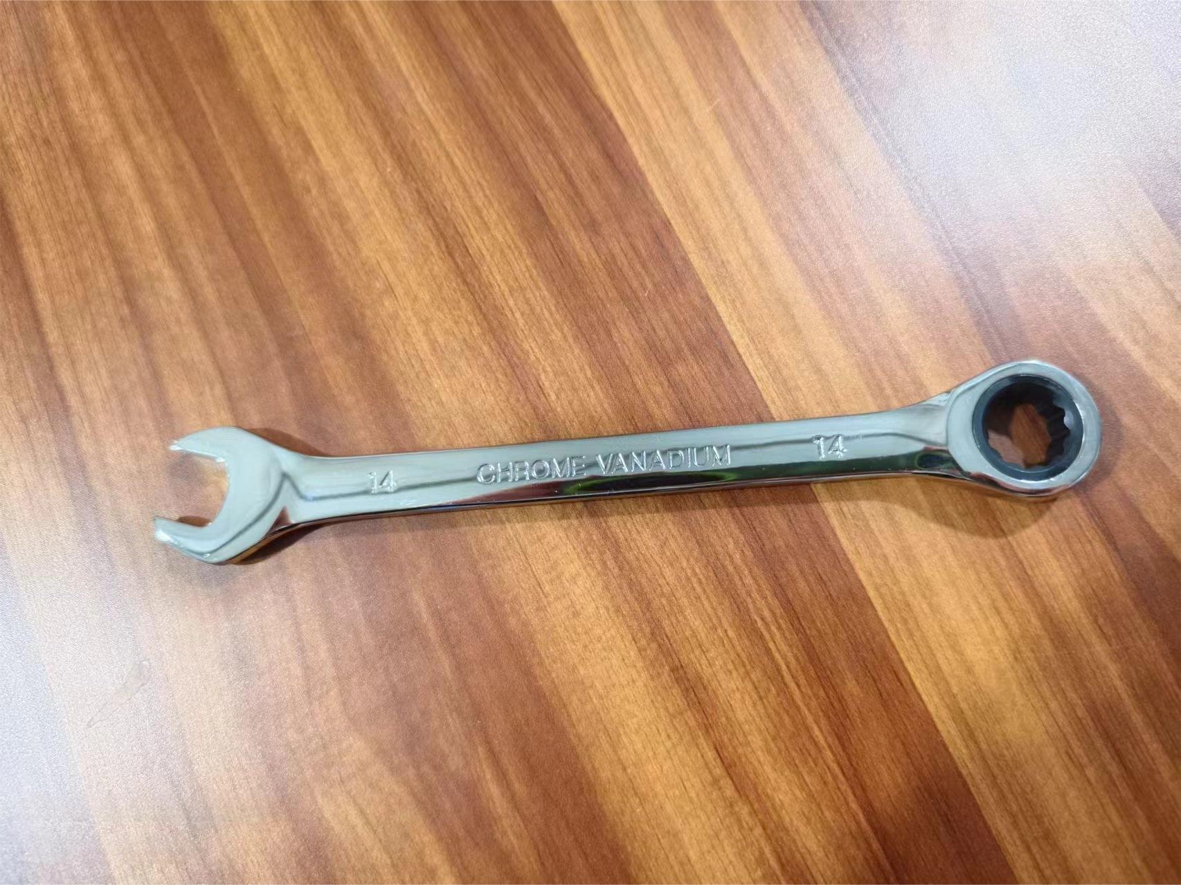 Industrial-grade fast ratchet wrench, 72-tooth oscillating ratchet, anti-rust electroplated bright surface, 72-tooth dual-purpose wrench, chromium-vanadium steel undefined