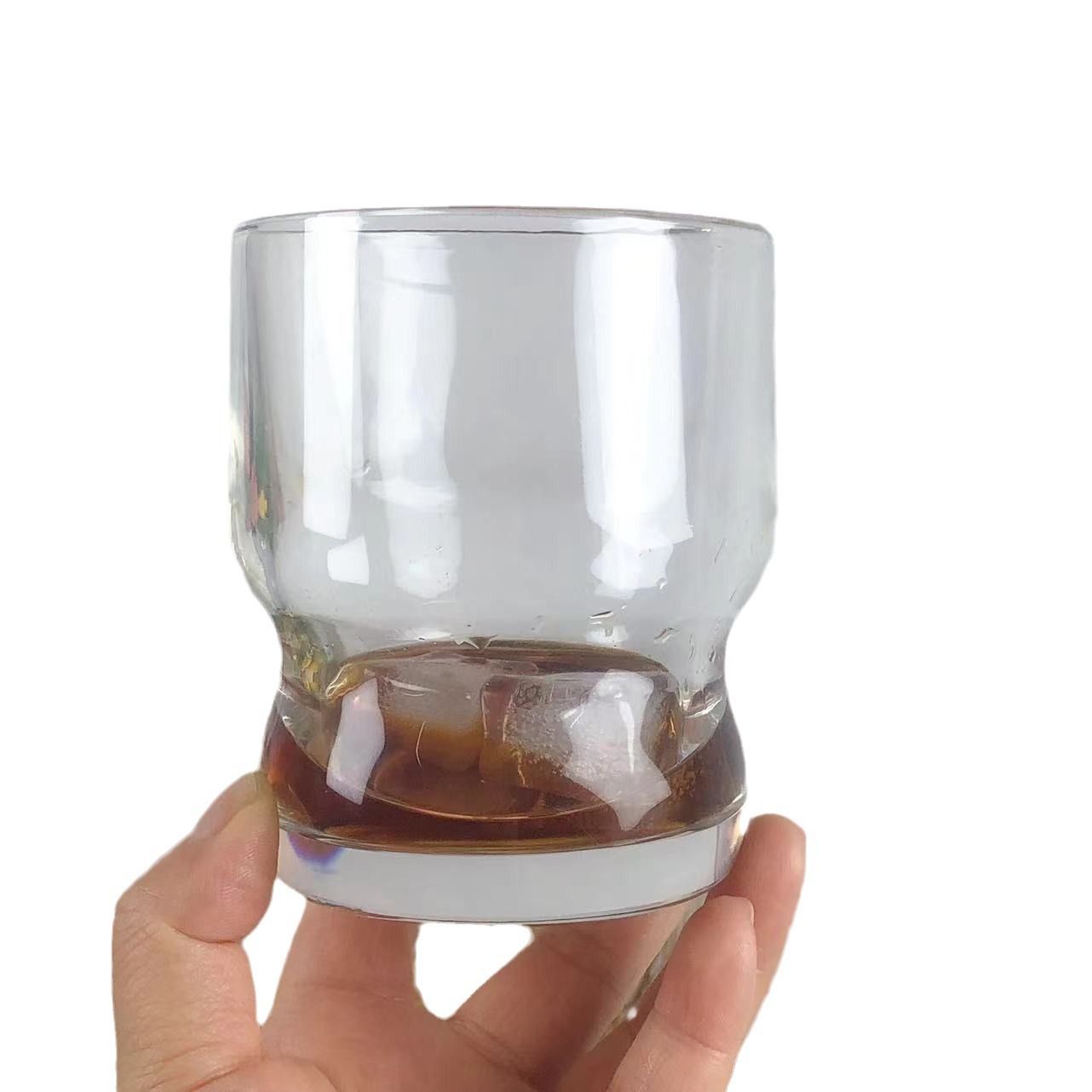 Thickened whisky glass cups, high-appearation-level glass water cups, home creative iced Americano cups, juice beer mugs Item Picture