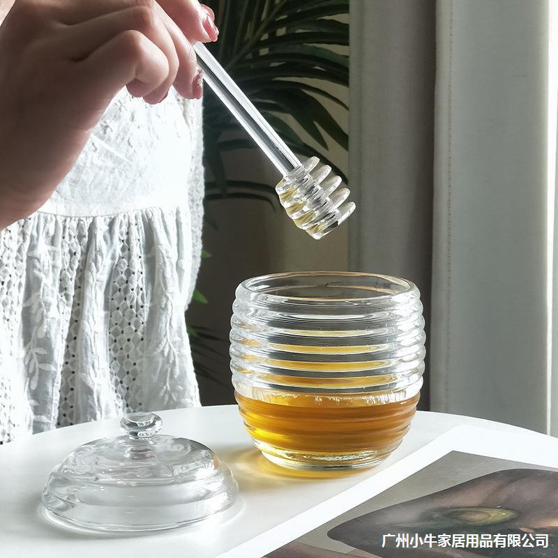 ins style glass cup with lid and stirring rod, cute for children, girlish heart, home coffee cup, juice cup, pineapple full figure