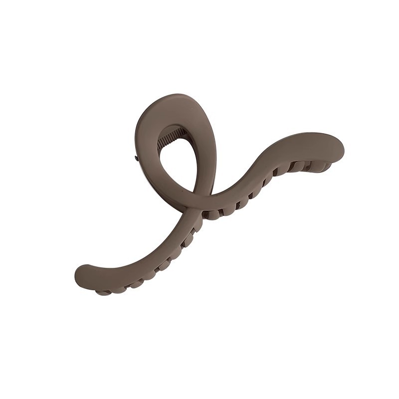 Old Qian style geometric line hair clips, women's hair accessories, high-end acrylic hair bun gripper, extra-large high-end shark clip Item Picture