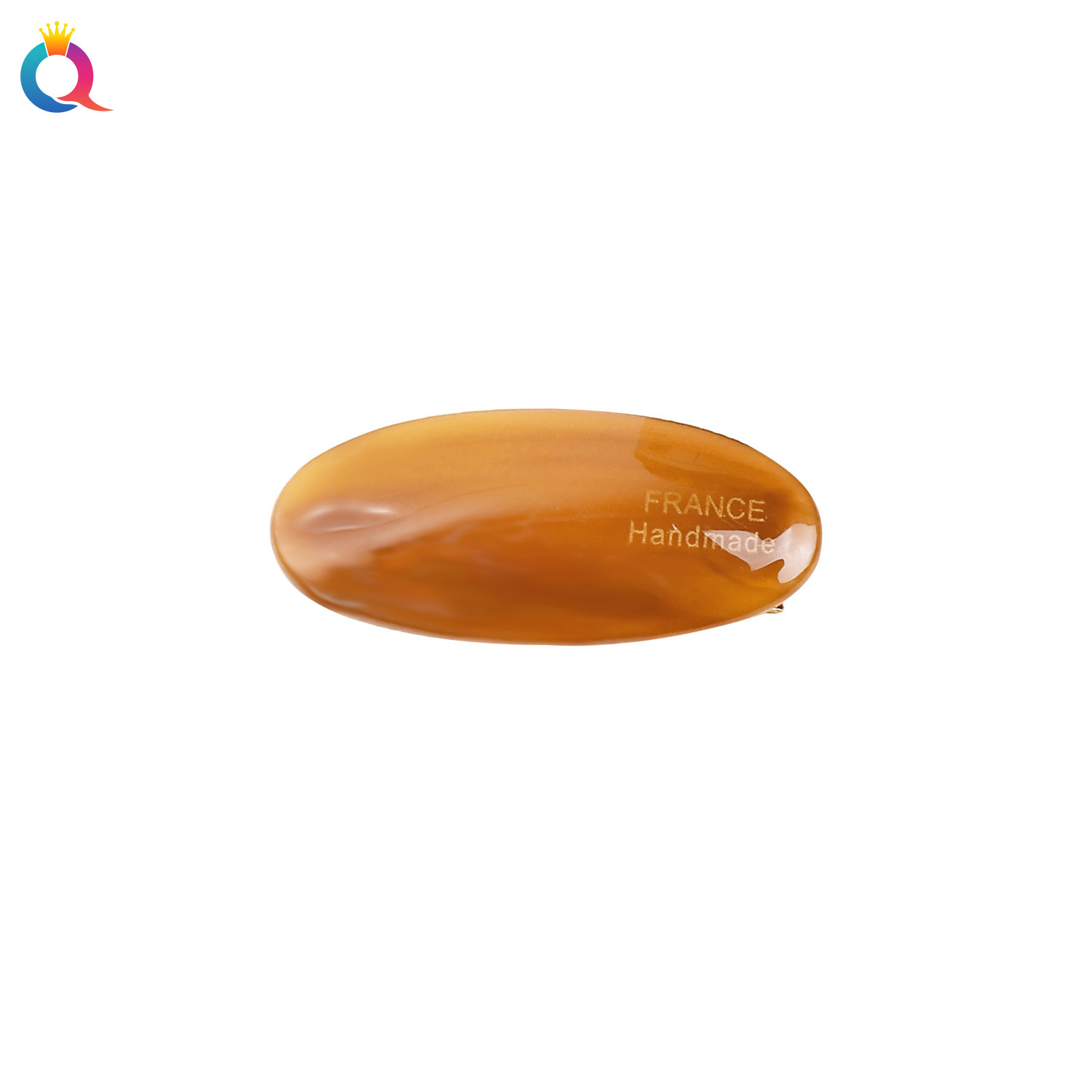 Qiyue Cross-border Acetic Acid small Grab Clip, oval style, duckbeak clip, edge clip, crushed hair clip, high-end hair accessory and headwear wholesale Item Picture