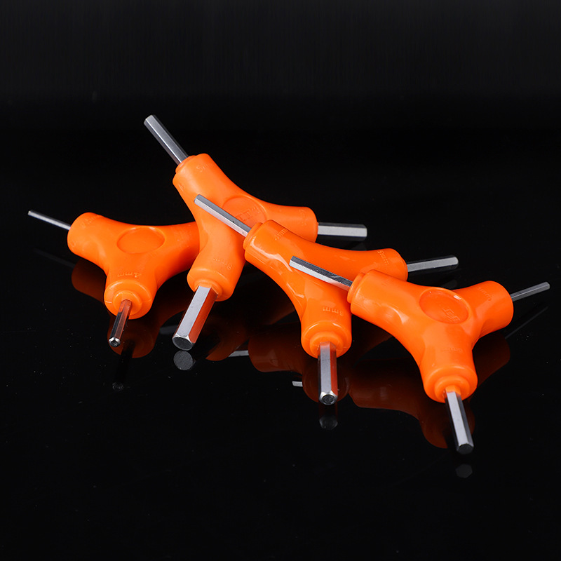 Three-fork hex socket wrench, Y-type three-fork hexagonal hex socket wrench, single three-head combination bicycle tool details Picture