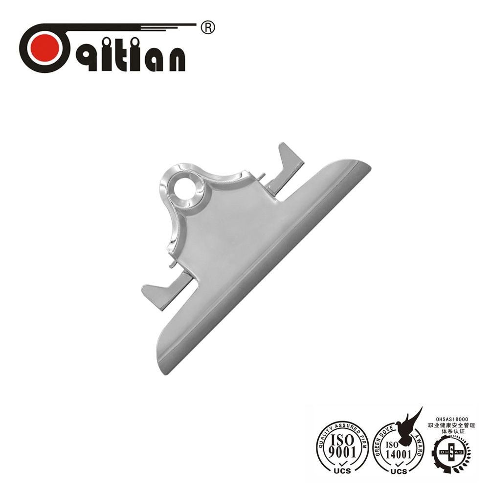 光面 蝴蝶夹 办公强力板夹夹子 五金夹子文具夹146mm票据夹 FC-146B