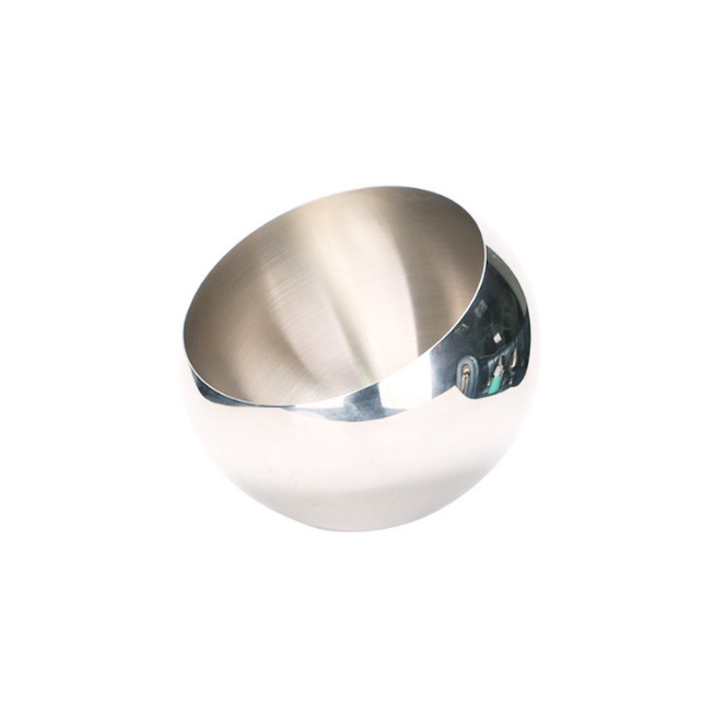 New stainless steel desktop trash can, creative fruit peel bowl, bar and KTV anti-fly ash, anti-drop and durable ashtray Item Picture