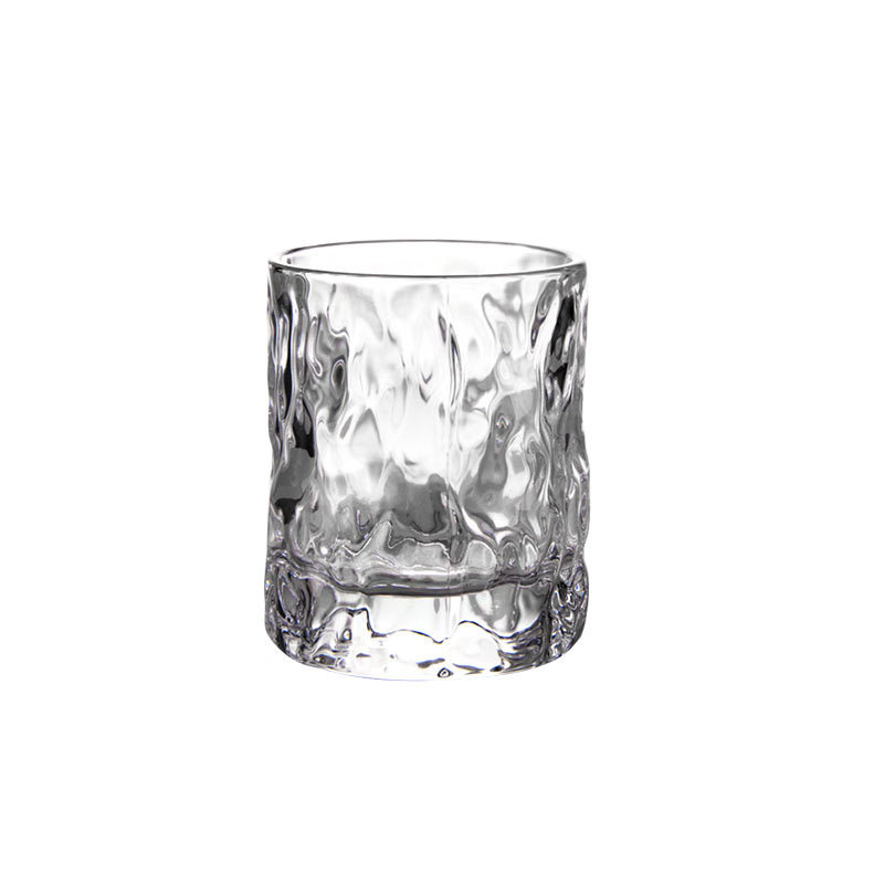 Simple Japanese wine glasses, ins tree-patterned glass, glass water glass, Japanese hammer-patterned tea cups, Western-style wine glasses, whisky wine glasses Item Picture
