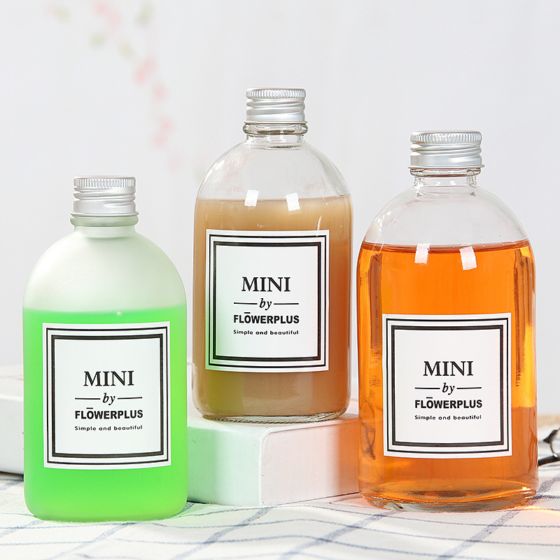 Wholesale of 500ml cold drink fruit wine tea bottles with aluminum caps, juice and salt water bottles of the same style as the popular ones Specification drawing