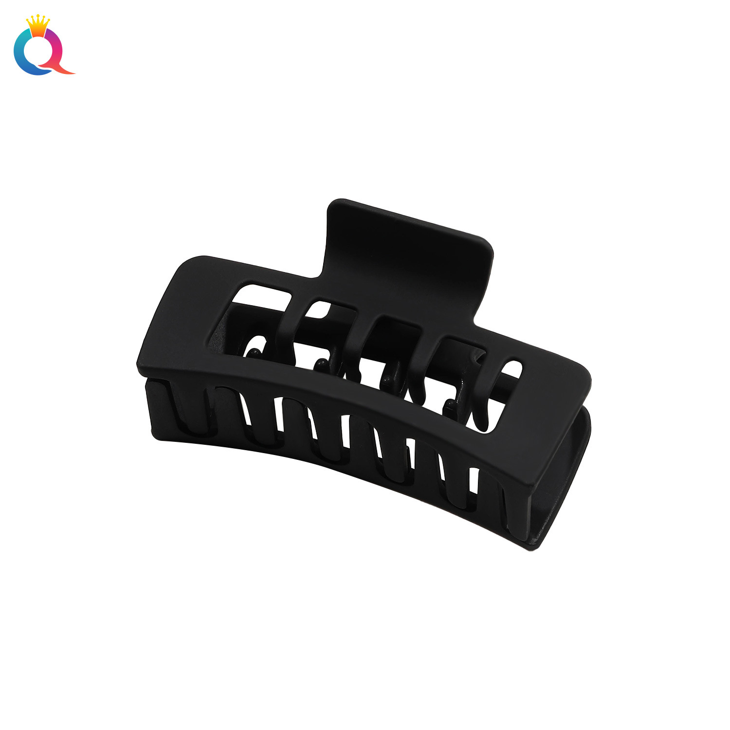 Qiyue Cross-border frosted square hair clips, simple back head updo hair clips, shark clips, wholesale hair accessories in Yiwu Item Picture