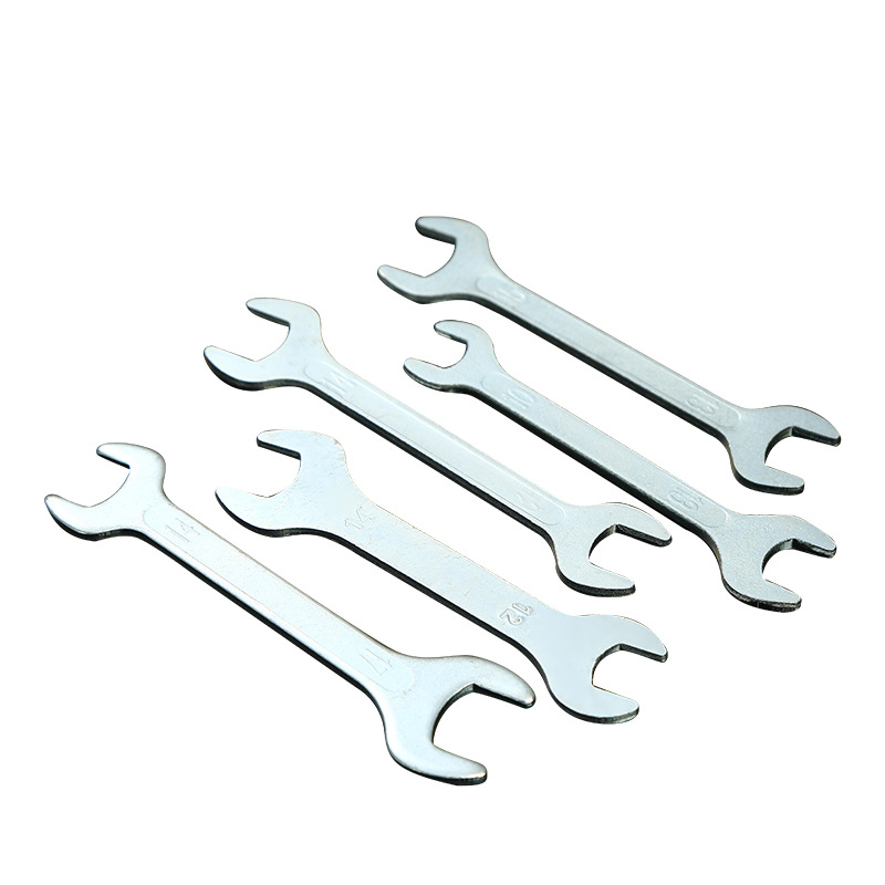 Simple open-end wrench 8-24 socket wrench, double-purpose open-end socket wrench, disposable punch wrench, simple fork wrench Item Picture