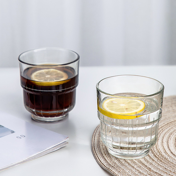 Lynk & Co series stackable glass cups, beer mugs, beverage cups, tea cups, coffee cups, water cups and milk cups Application Scenario