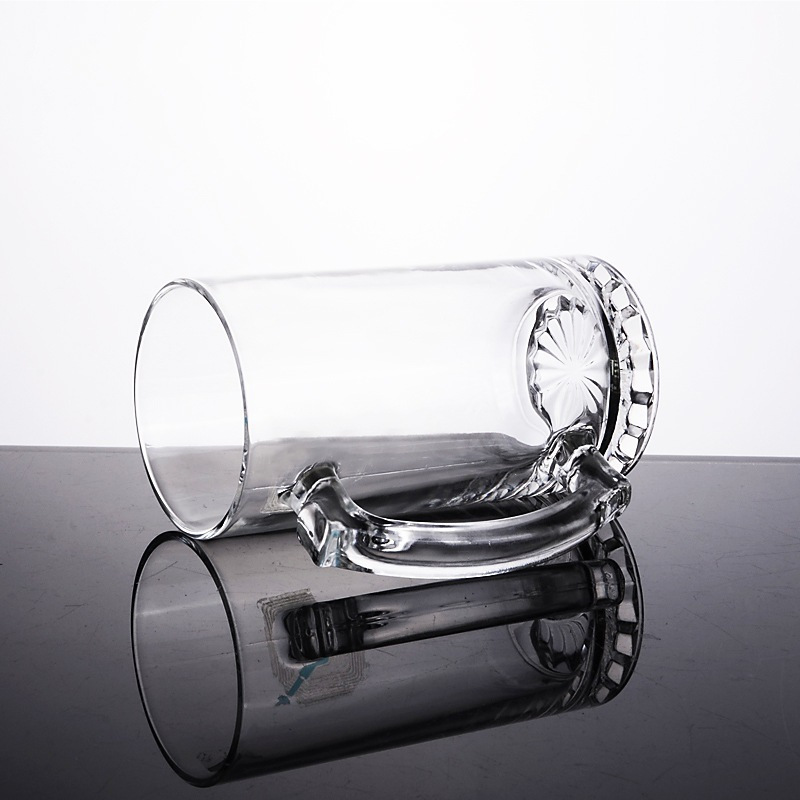 Lizun large-capacity draft beer cups, beer mugs, juice cups, tea cups, water cups and glass cups wholesale with logo printing Specification drawing