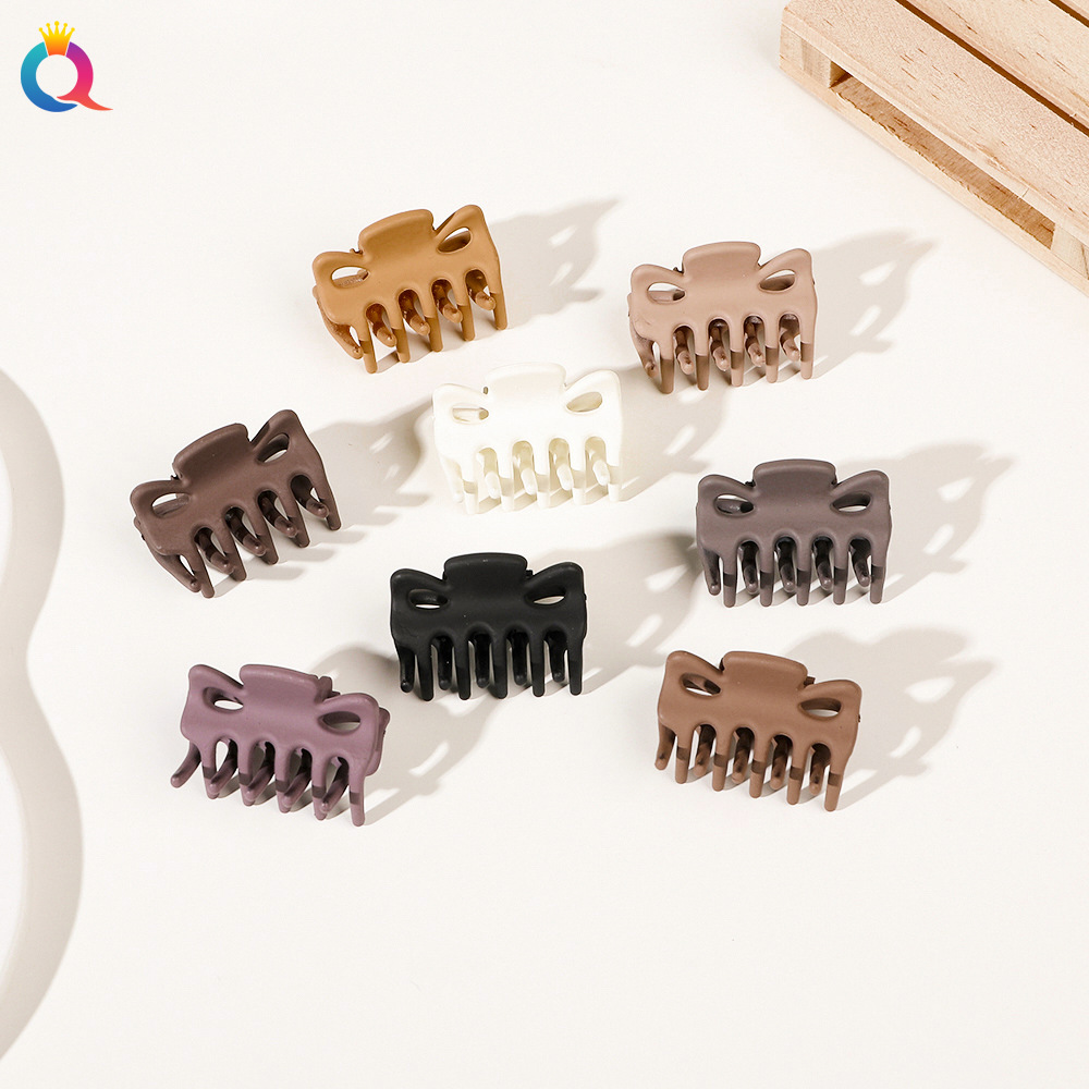 Qiyue Cross-border Small matte hair Clips, women's small hair clips, back head updo hair clips, bangs hair accessories wholesale full figure