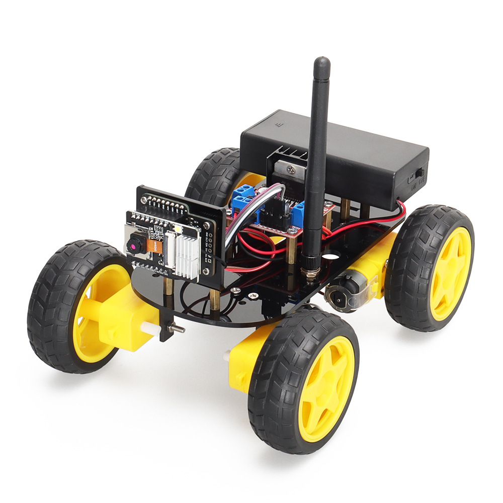 New upgrade! The ESP32 CAM car robot kit is easy to assemble and comes with a camera