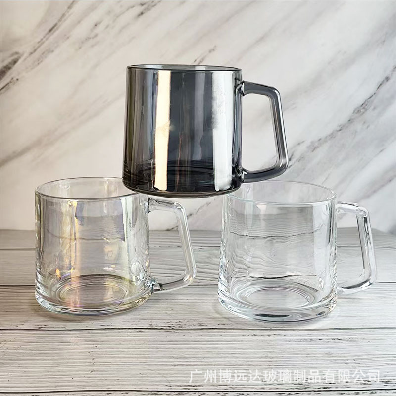 Personalized and creative glass water cups, office coffee cups, hotel mouthwash cups, couple mouthwash cups, high-appearation-level tea cups details Picture