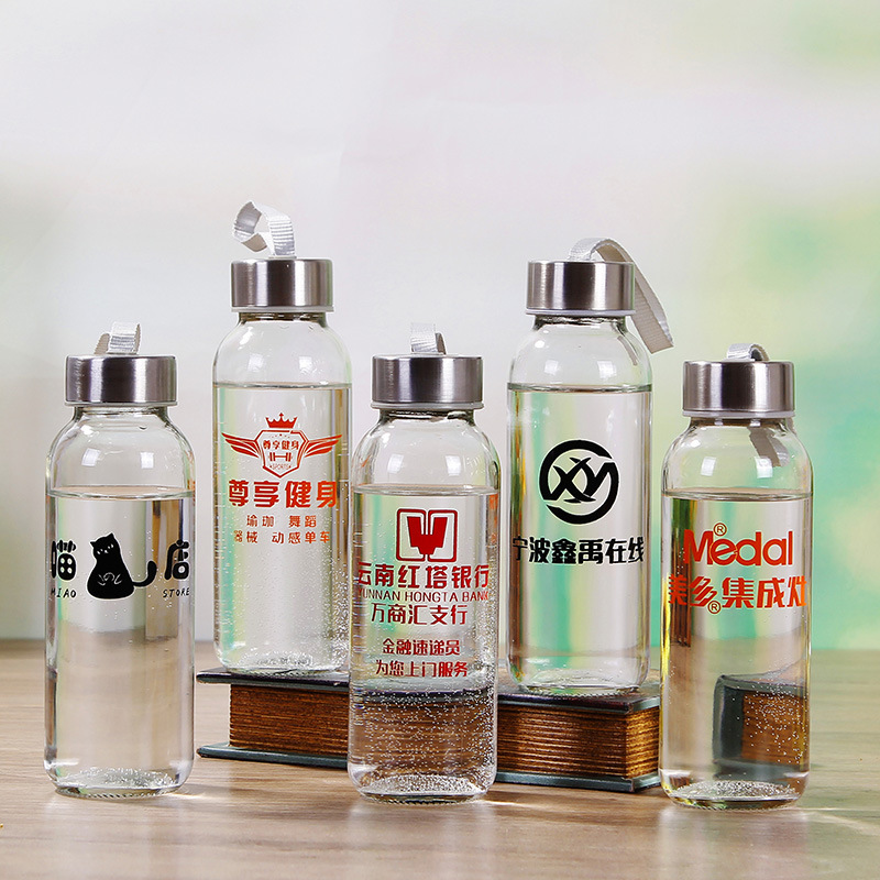 Wholesale advertising cups, glass water cups, printed creative ground promotion gift cups, opening cups, gift water cups, LOGO distribution Application Scenario