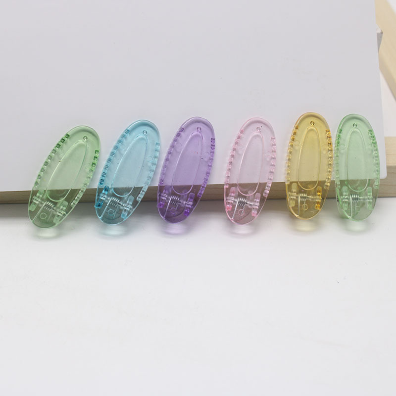 Korean ins jelly-colored hair clips, girl shark clips, sweet diy cream gel hair clips, hair clips, broken hair clips wholesale details Picture