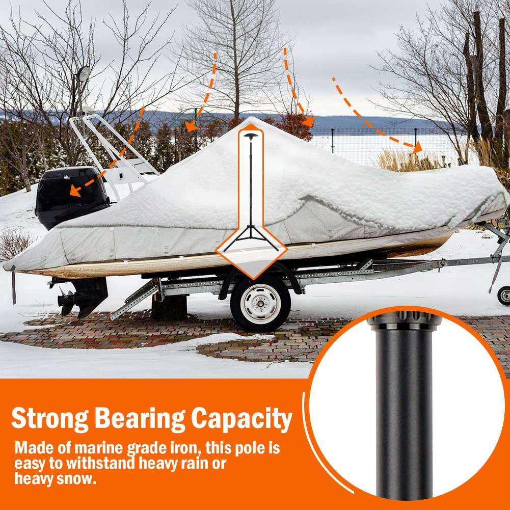 Adjustable Boat Cover Support Poles 2-piece set Item Picture