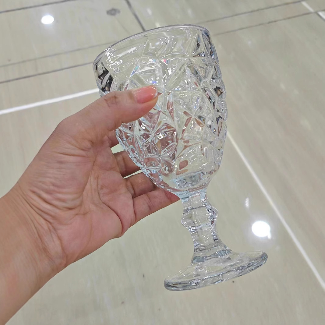 ins Red wine glass set: Home European wine glasses, Champagne glasses, European crystal glass goblets details Picture