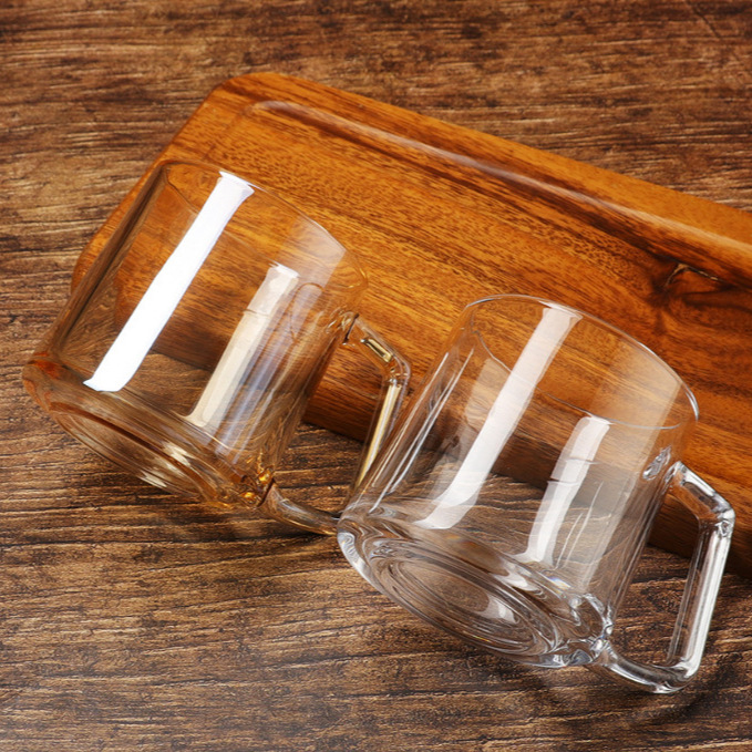 Simple round handle creative home drinking water cup, office tea cup, coffee cup mug Application Scenario