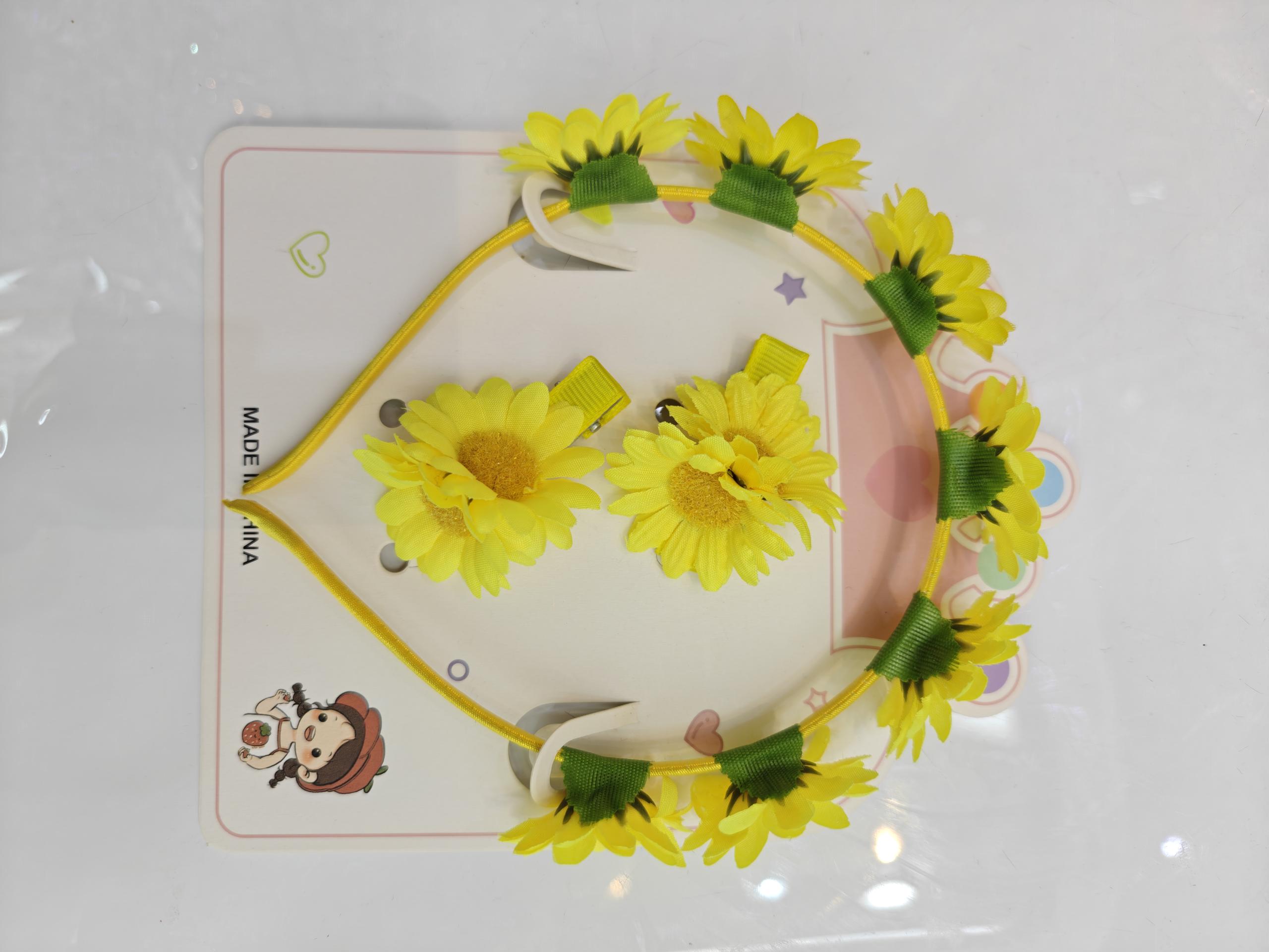 儿童彩色塑胶头箍满钻珍珠发箍 韩版拼接发夹女士时尚简约头饰