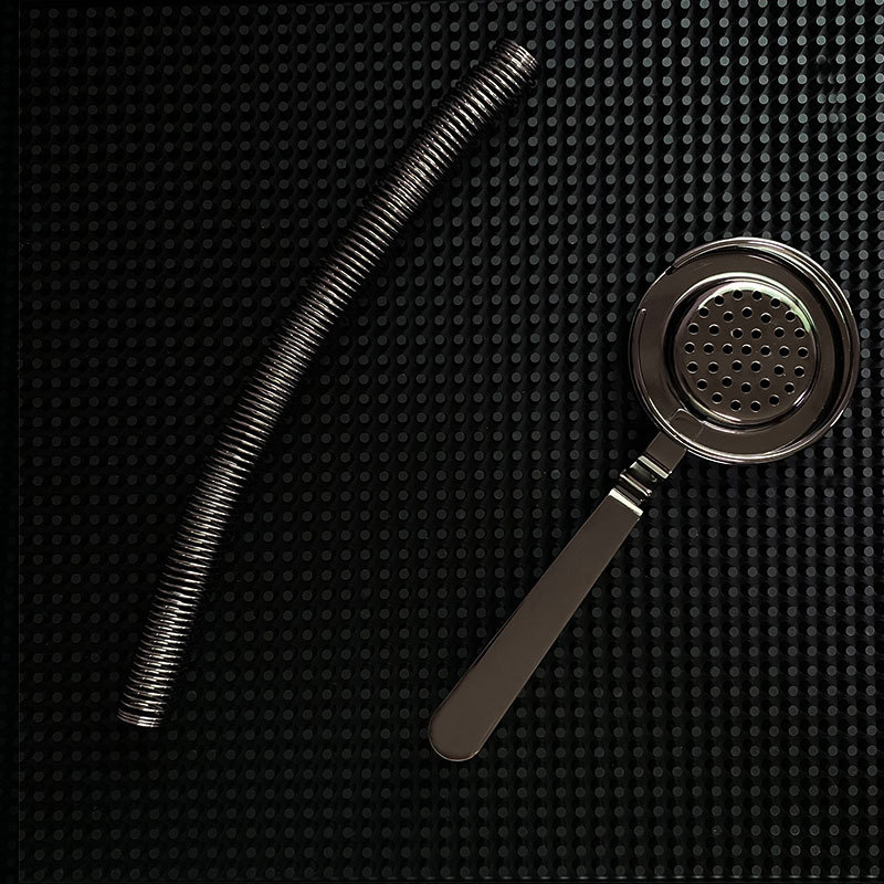 European Hawthorne cocktail ice Strainer, stainless steel filter, ice separator, filter screen, strainer Specification drawing