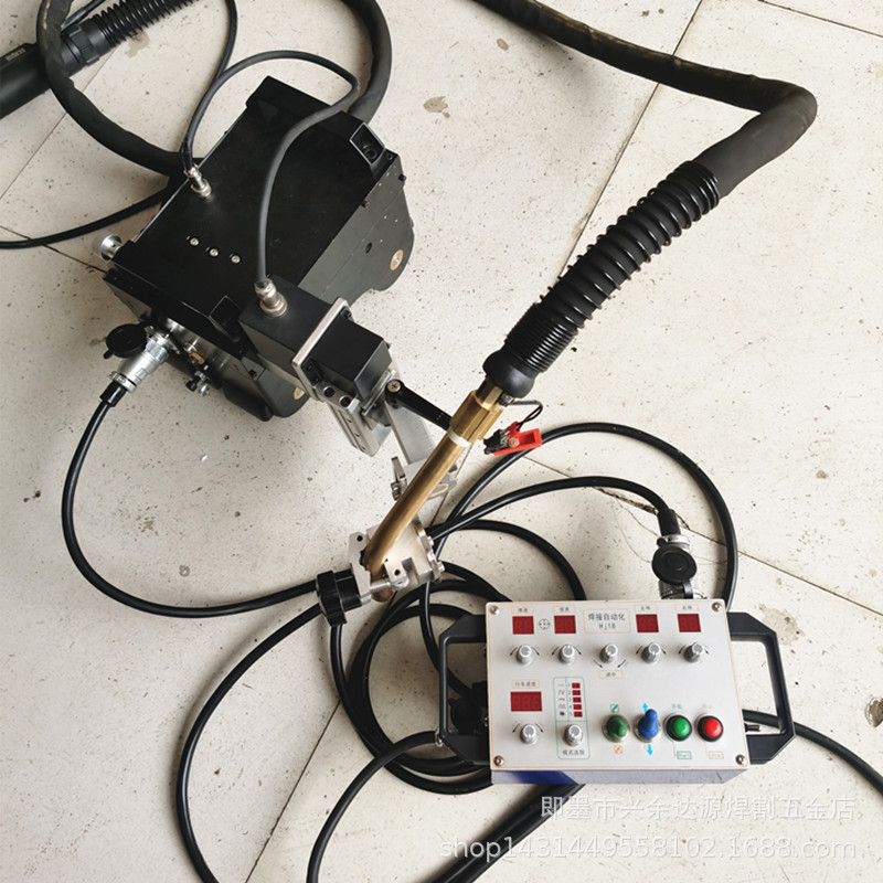 Magnetic pipe automatic welding machine, seamless steel pipe flange pipe, drainage and heating pipe automatic welding machine, crawling robot details Picture