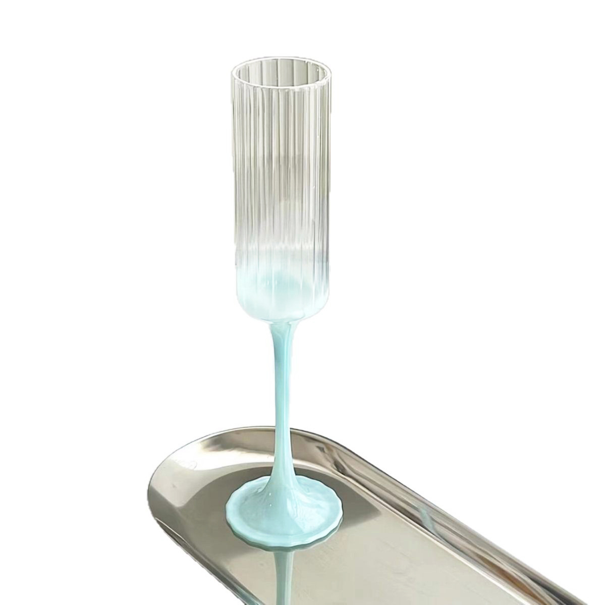 High borosilicate glass tall glass, home champagne glass set, high appearance level cocktail glass, custom souvenir glass Item Picture