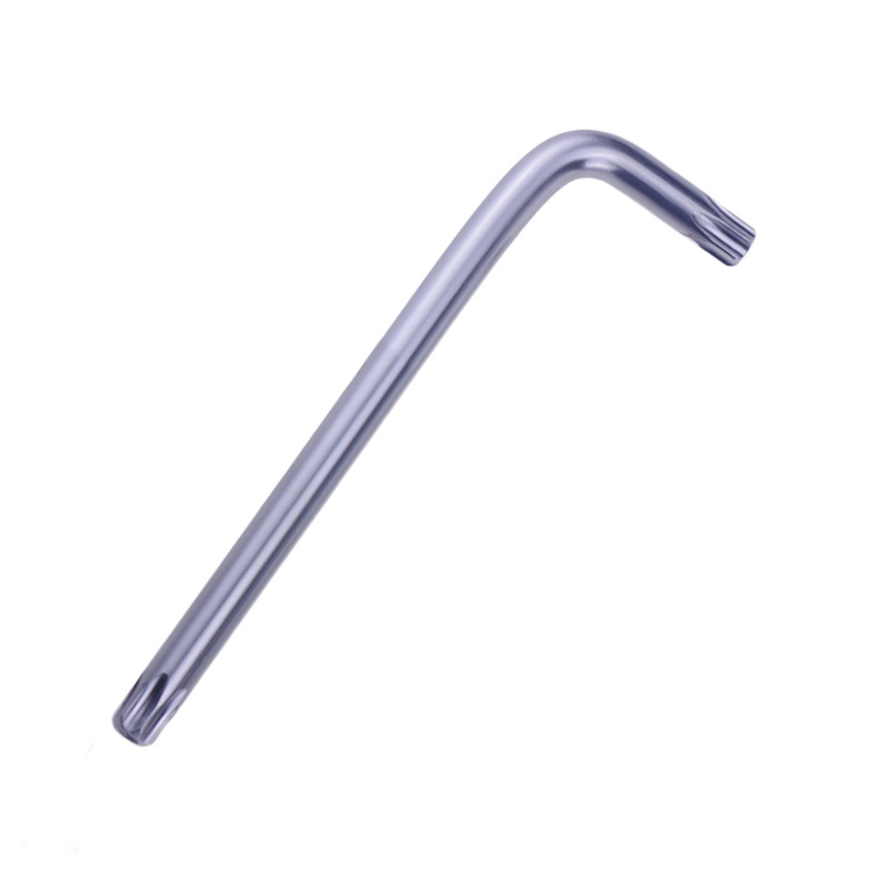 Standard short matte anti-theft hex socket wrench, single star-shaped cross-shaped hex socket wrench Item Picture