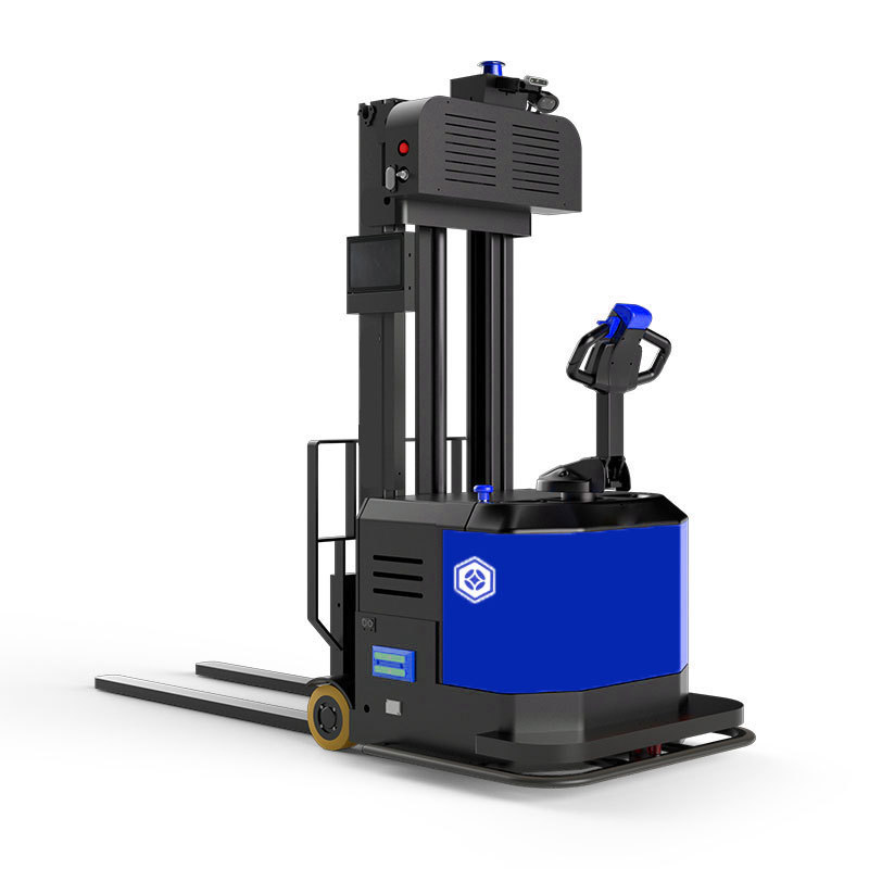 AGV carts, automatic storage box machines, thin-back stackers, unmanned laser-guided intelligent material handling forklifts details Picture