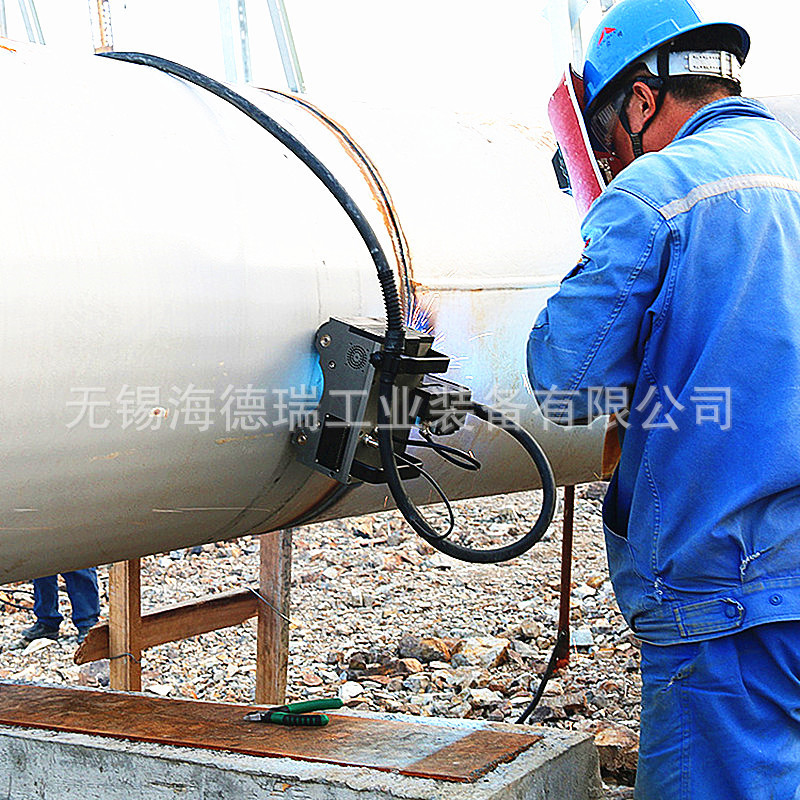 Outdoor construction thermal pipeline welding trolley magnetic crawling MIG welding pipeline automatic welding machine manufacturer undefined