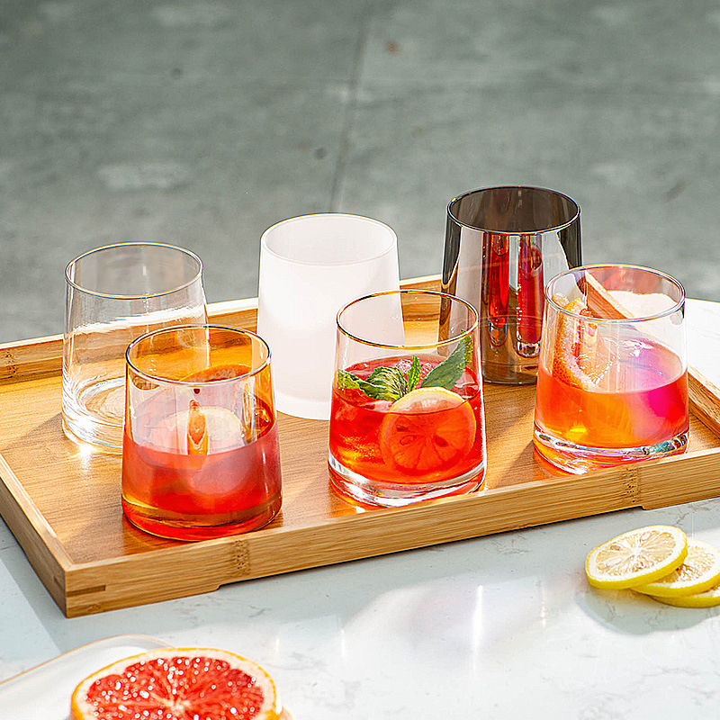 Ins-style homestay simple glass cups, household water cups, hotel mouthwash cups, trapezoidal whisky glasses, high appearance level Application Scenario