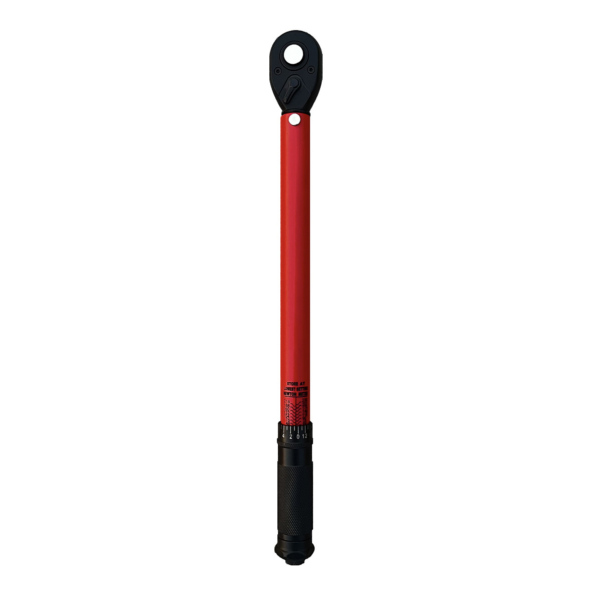 Round pipe torque wrench 1/2 "20-230N.m high-precision +- -3% torque wrench, 72-tooth torque wrench Specification drawing