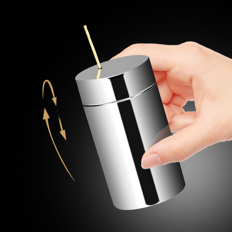 Thickened 304 stainless steel toothpick holder, large-capacity toothpick bucket, hotel creative catering toothpick can, cross-border toothpick bottle Application Scenario
