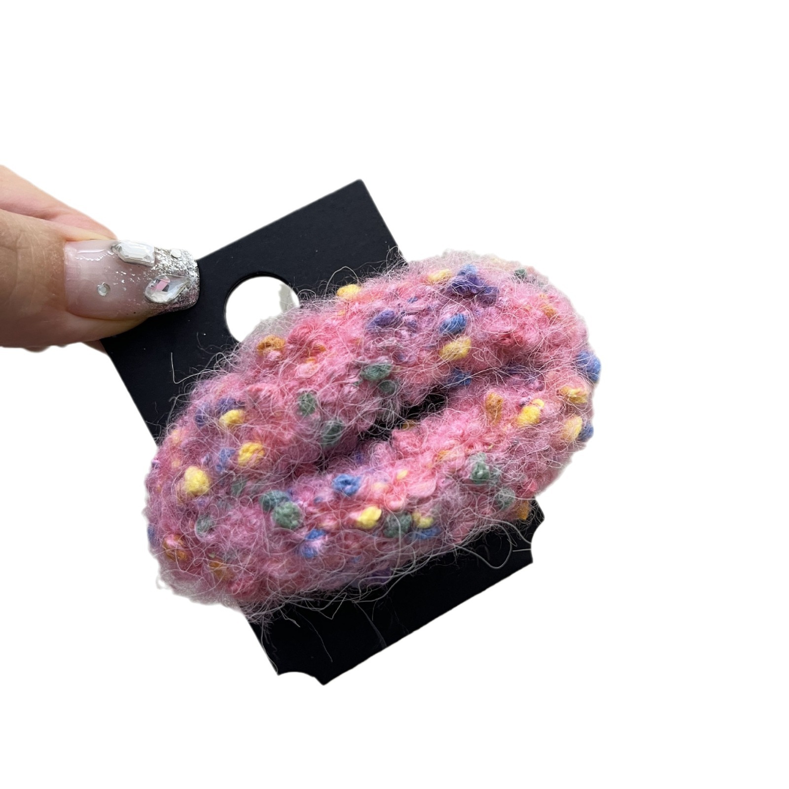 Christmas-style bb clips, colorful woolen hair clips, retro female bye-bye clips, popular bangs clips, hair clips, ins side clips Item Picture