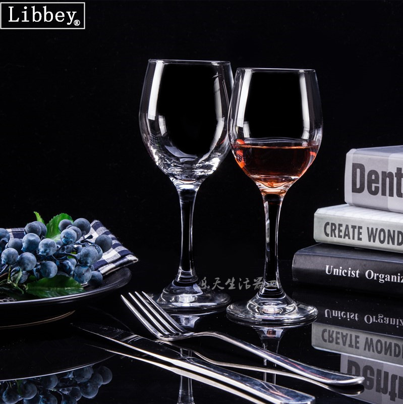 Libby Dewdrop series glass wine glasses, wine glasses, foreign wine glasses, highball glasses and glass glasses wholesale with logo printing Specification drawing