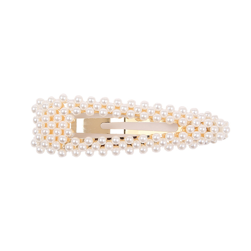 Qiyue Korean-style hair clips, hair accessories, pearl bb clips, straight clips, hair clips, ins side clips, duckbill clips, scratch-off clips wholesale Item Picture
