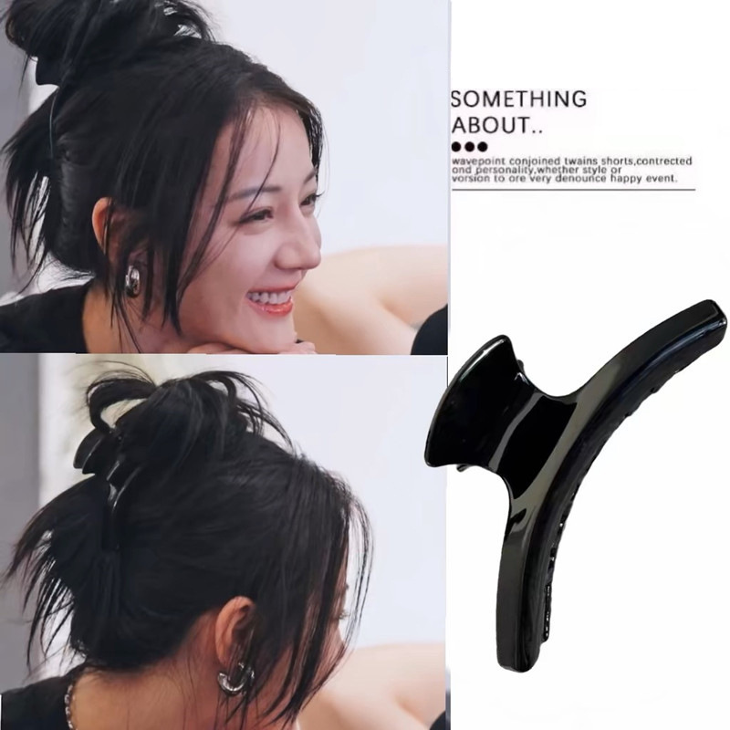 Minimalist InS-style faux acetate hair clips for women's spring and summer, high-end and exquisite hair clips, hair accessories, shark clips, hair grips details Picture