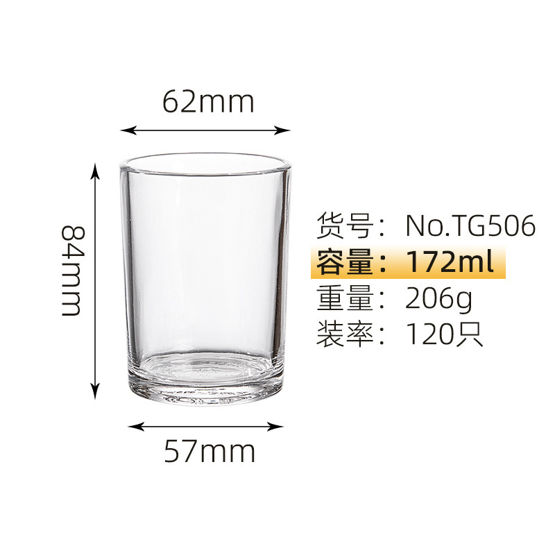 Wholesale of cross-border classic whisky glasses, tempered classical foreign wine glasses, retro spirits glasses, straight transparent glass glasses Application Scenario