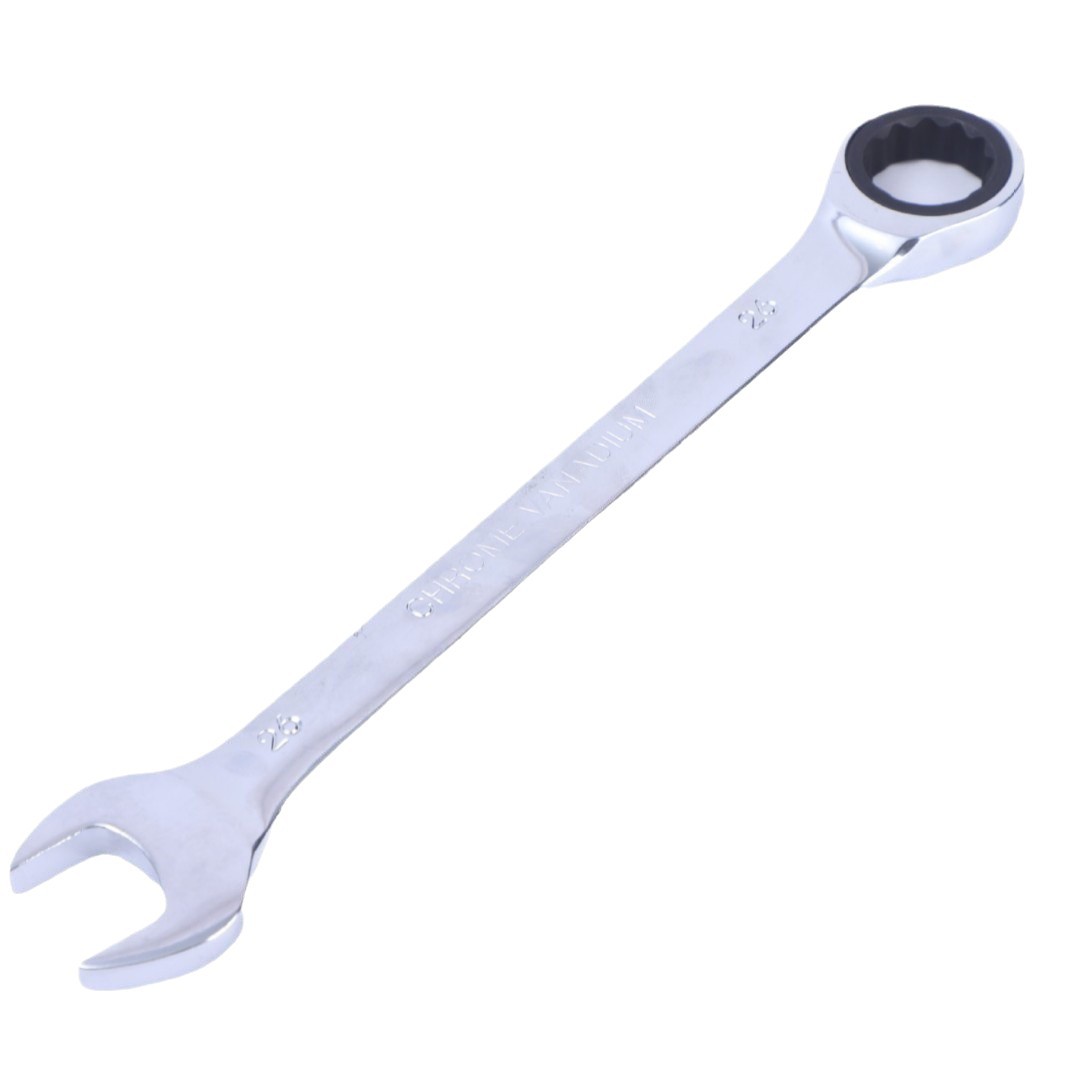 Industrial-grade fast ratchet wrench, 72-tooth oscillating ratchet, anti-rust electroplated bright surface, 72-tooth dual-purpose wrench, chromium-vanadium steel Item Picture