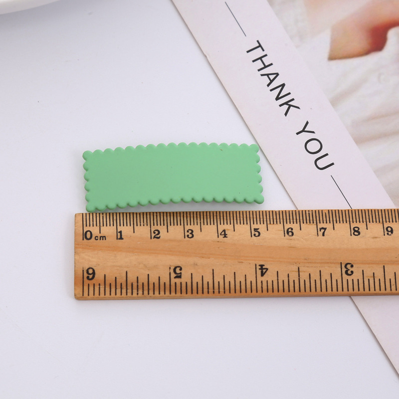 Korean style influencer ins side bangs clips, candy-colored hair clips, DIY handcrafted hair clips, high ponytail clips, bb clips Item Picture