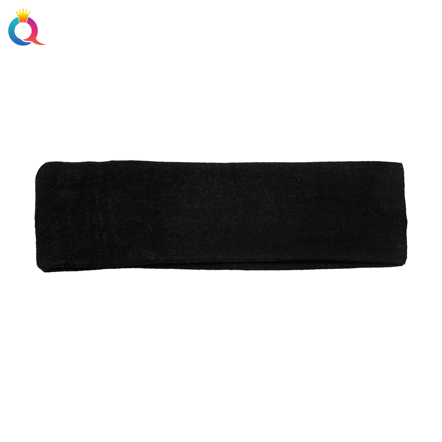 Wholesale of Qiyue cross-border knitted hair bands, basic thin headbands, sweat-absorbing and breathable hair ties, high-elasticity headscarves and hair accessories Item Picture