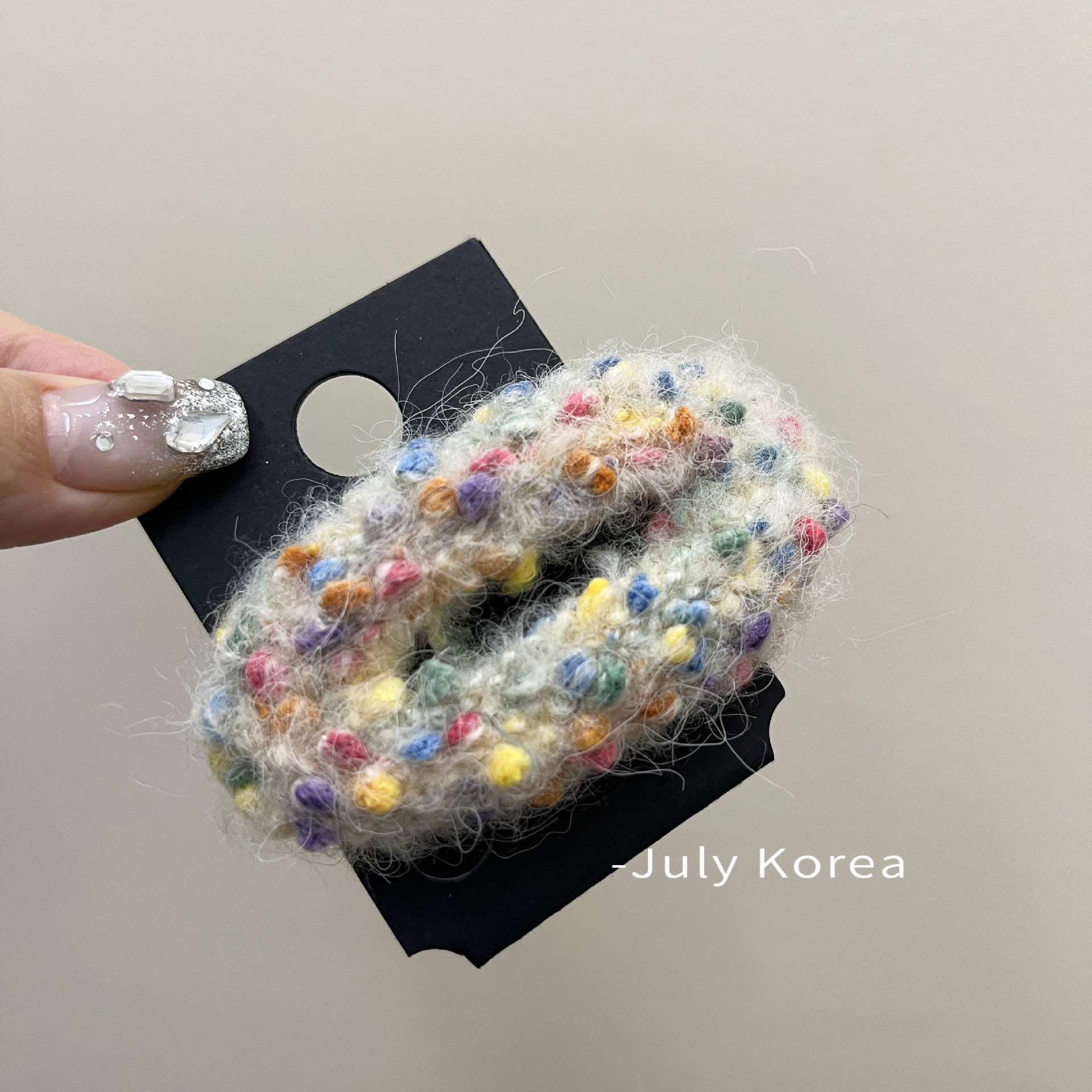 Christmas-style bb clips, colorful woolen hair clips, retro female bye-bye clips, popular bangs clips, hair clips, ins side clips Application Scenario