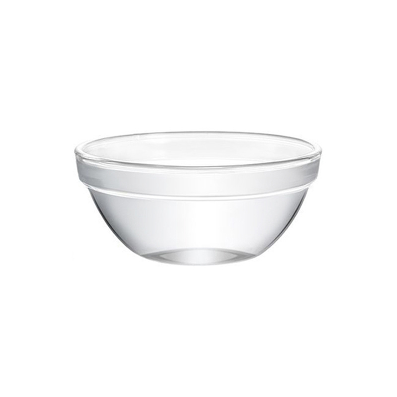 Transparent glass bowl for bowl cake, household and commercial foam packaging, high-temperature resistant pudding mold bowl, beauty salon essential oil bowl Item Picture