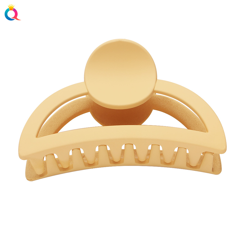Qiyue Korean version cream-colored updo hairpin, sweet and versatile, a girl's back head clip shark clip hair accessory Item Picture