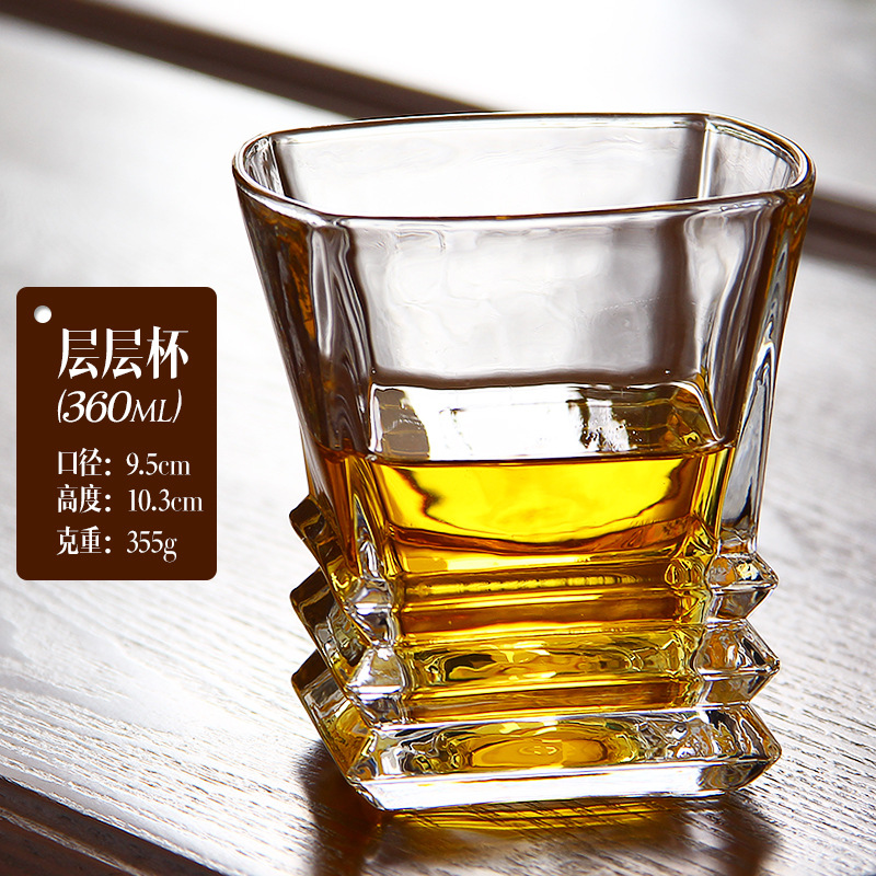 Wholesale of high-end glass whisky glasses, European spirits glasses, thickened foreign wine glasses, beer glasses, large wine glasses and wine sets Application Scenario