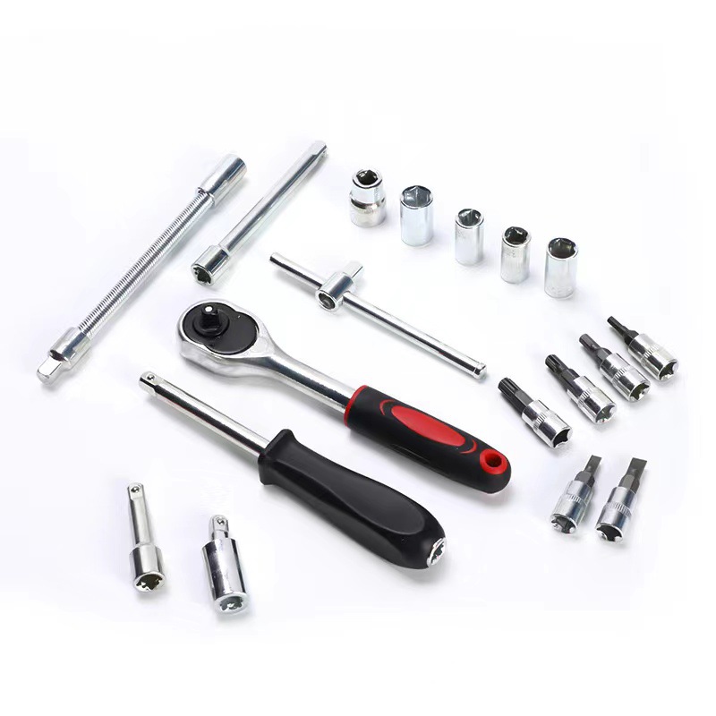 Source factory wholesale of hardware tools, motorcycle and auto repair Xiaofei 46-piece tool sets in stock Application Scenario