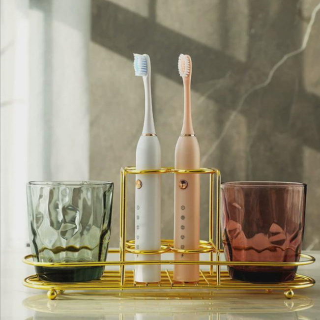 Wholesale hotel mouthwash cups, front desk flower tea cups, the same style as Lefeng couple brushing cups, water cups, glass cups, color boxes for household use Specification drawing
