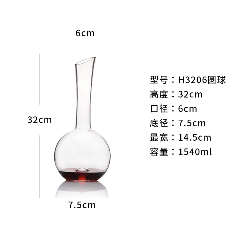 Creative crystal glass wine decanter series, home wine divider, European wine, spirits and red wine pot set Application Scenario